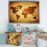 Ancient Map of The World VI