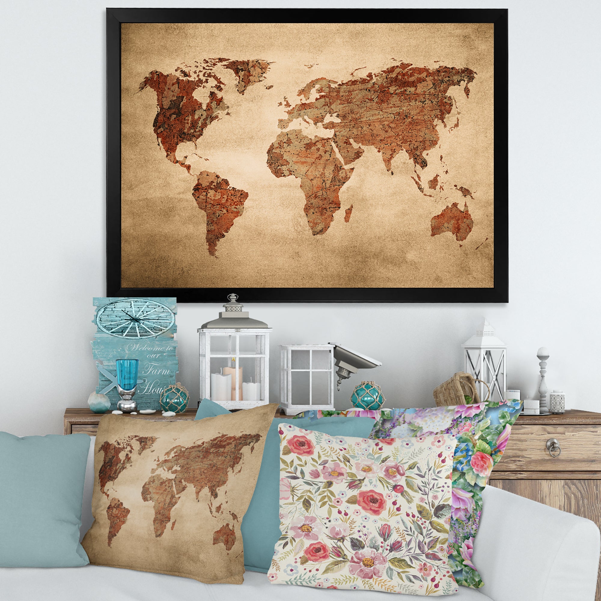 Ancient Map of The World VII