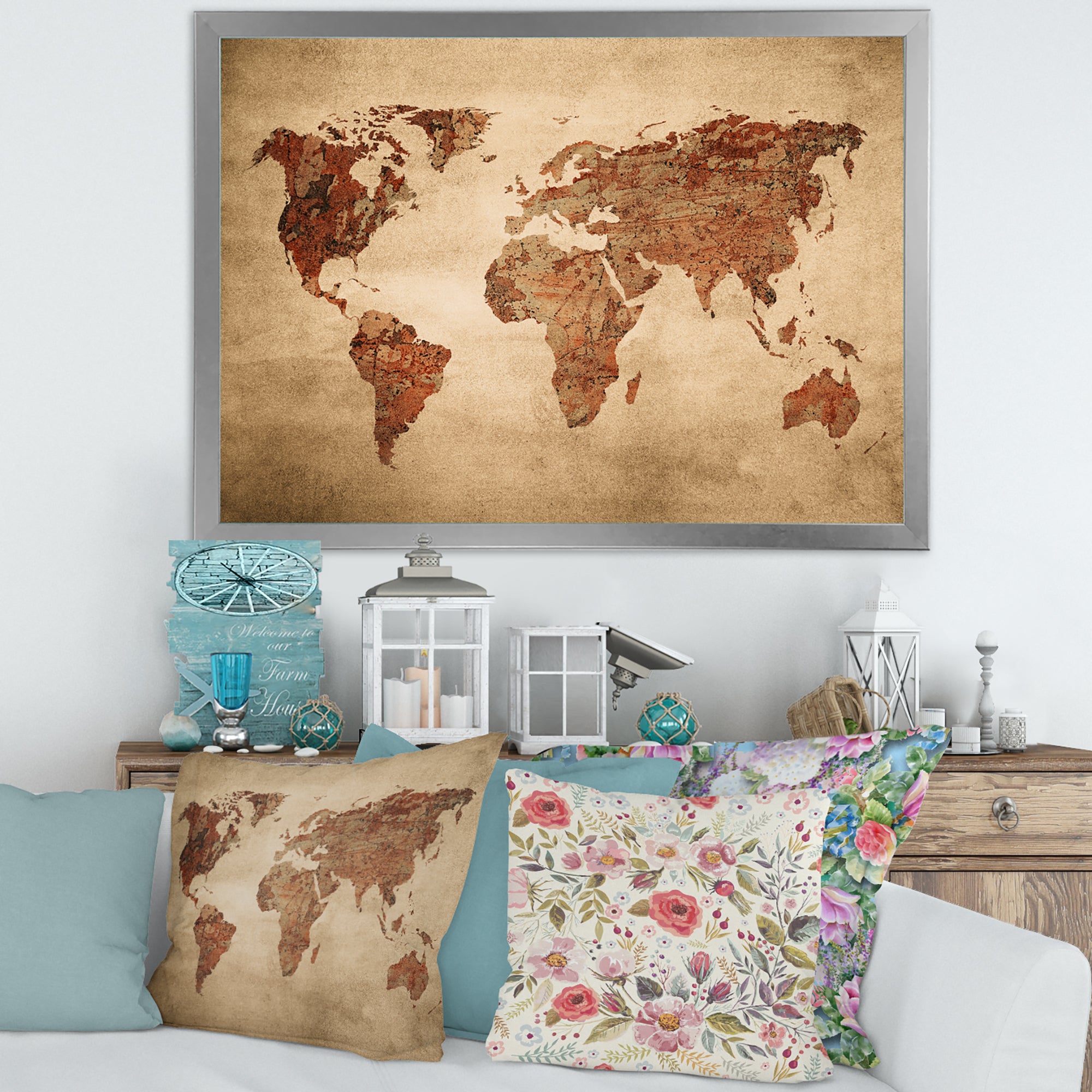 Ancient Map of The World VII