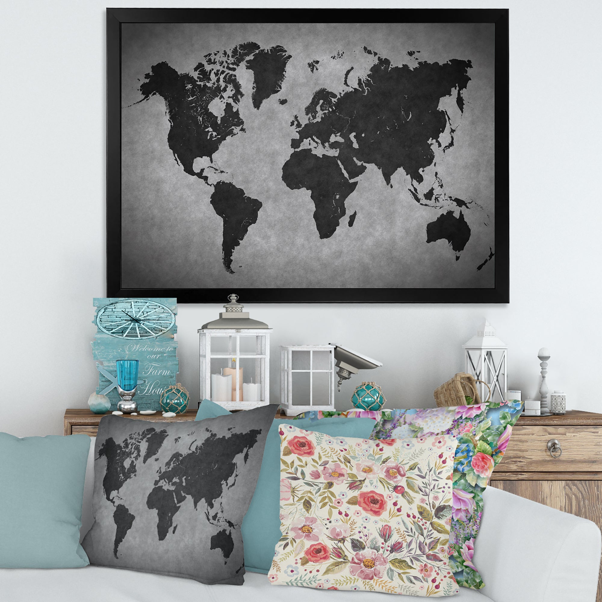 Ancient Map of The World IX