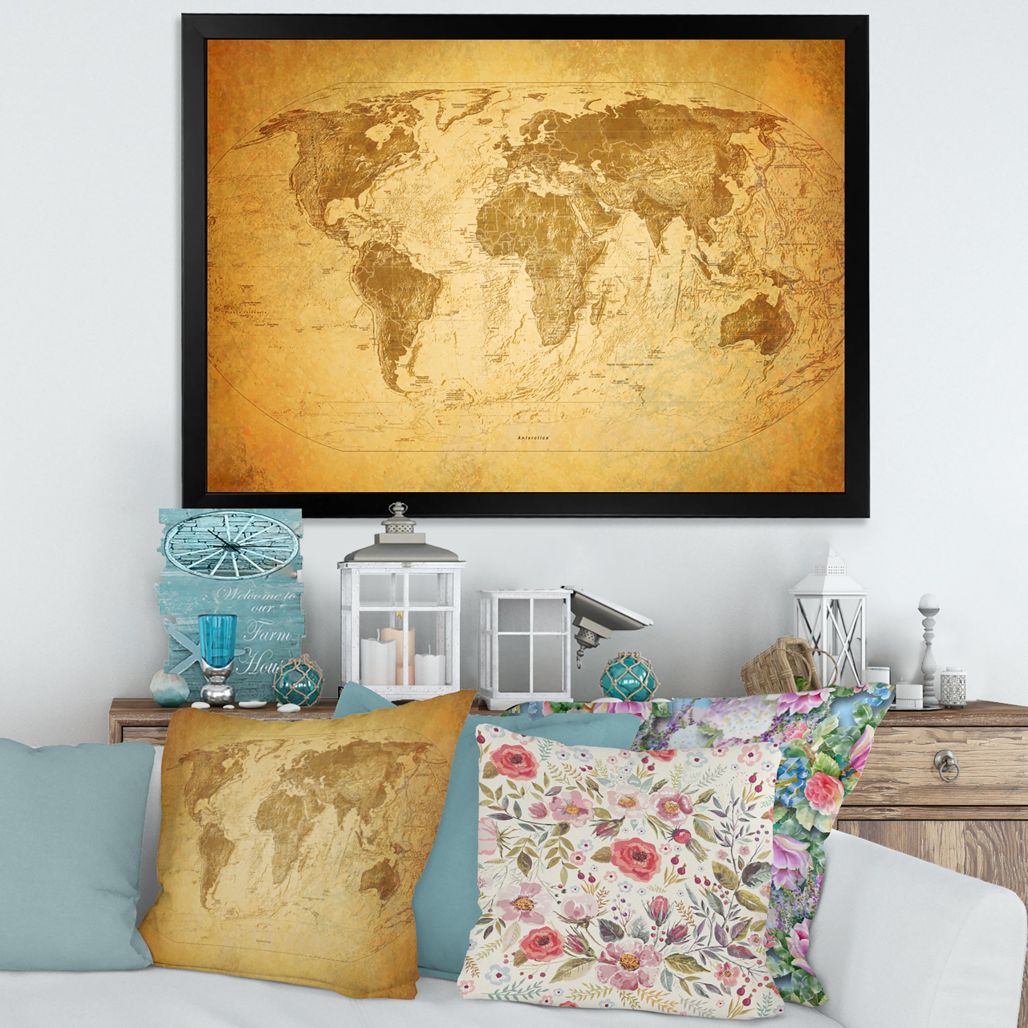 Ancient Map of The World X