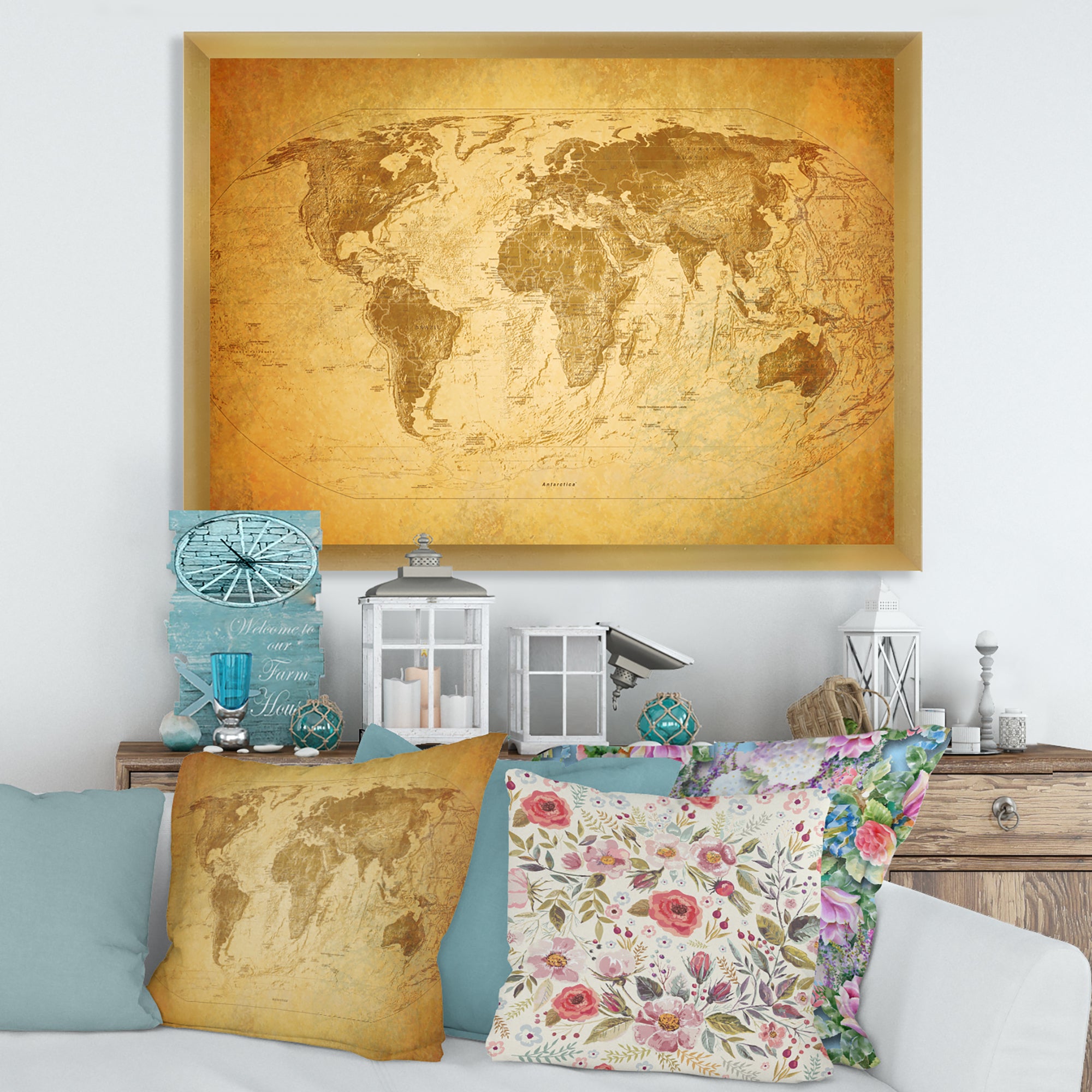 Ancient Map of The World X