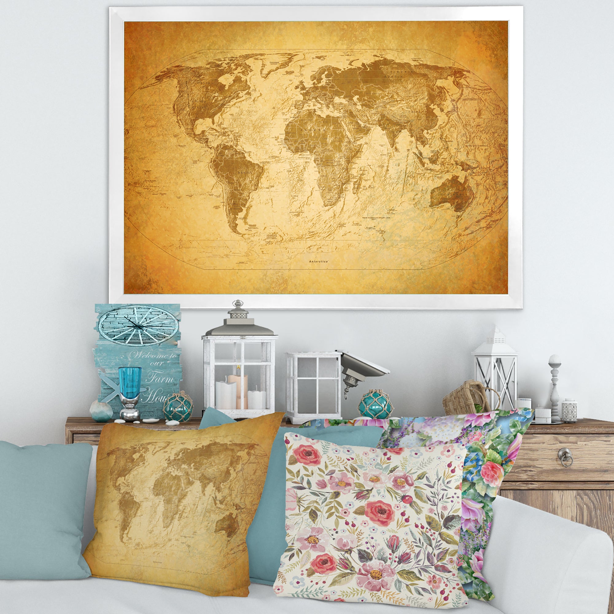 Ancient Map of The World X