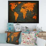 Ancient Map of The World Africa