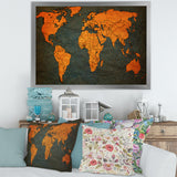 Ancient Map of The World Africa