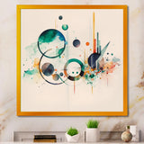 Multi-Color Watercolor Geometric Art II