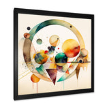 Multi-Color Watercolor Geometric Art IV