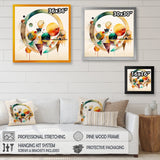 Multi-Color Watercolor Geometric Art IV