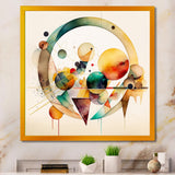 Multi-Color Watercolor Geometric Art IV