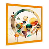 Multi-Color Watercolor Geometric Art IV