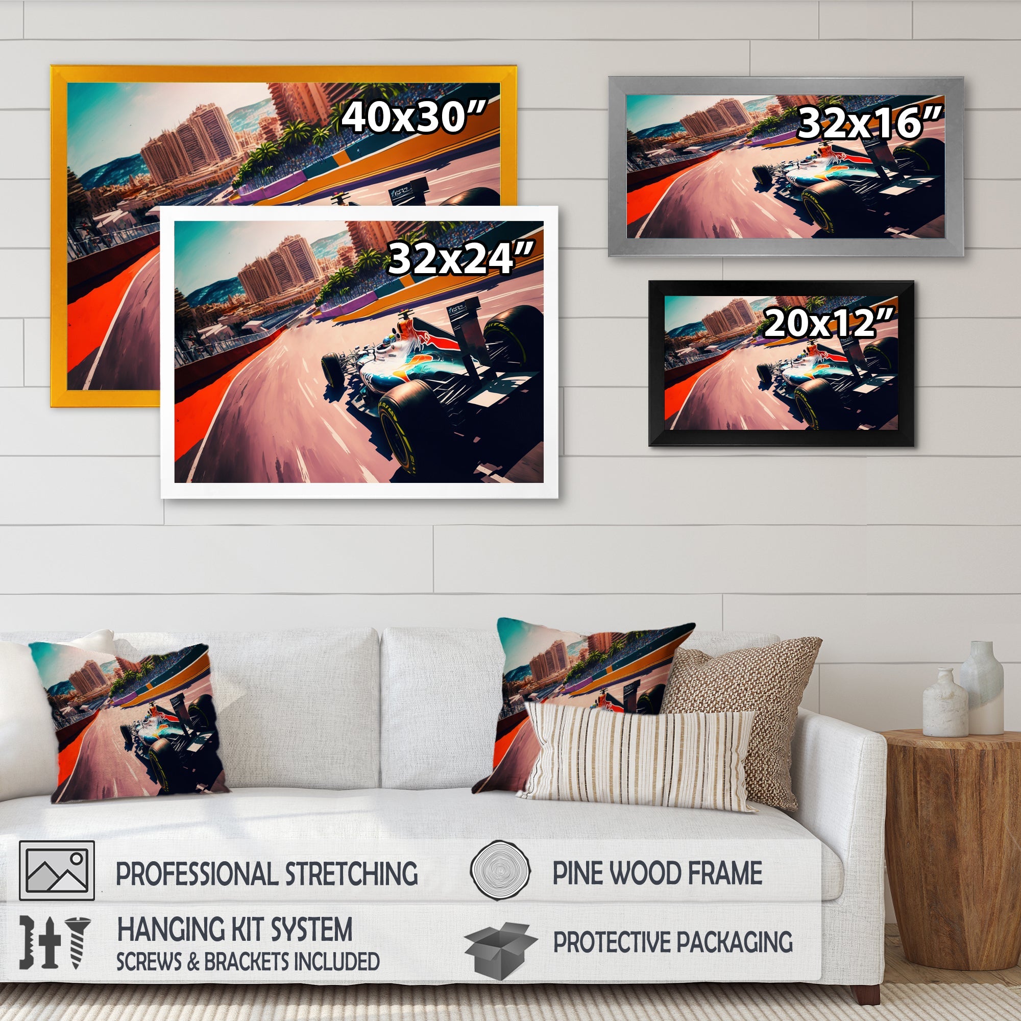 Racing car in Monaco GP III