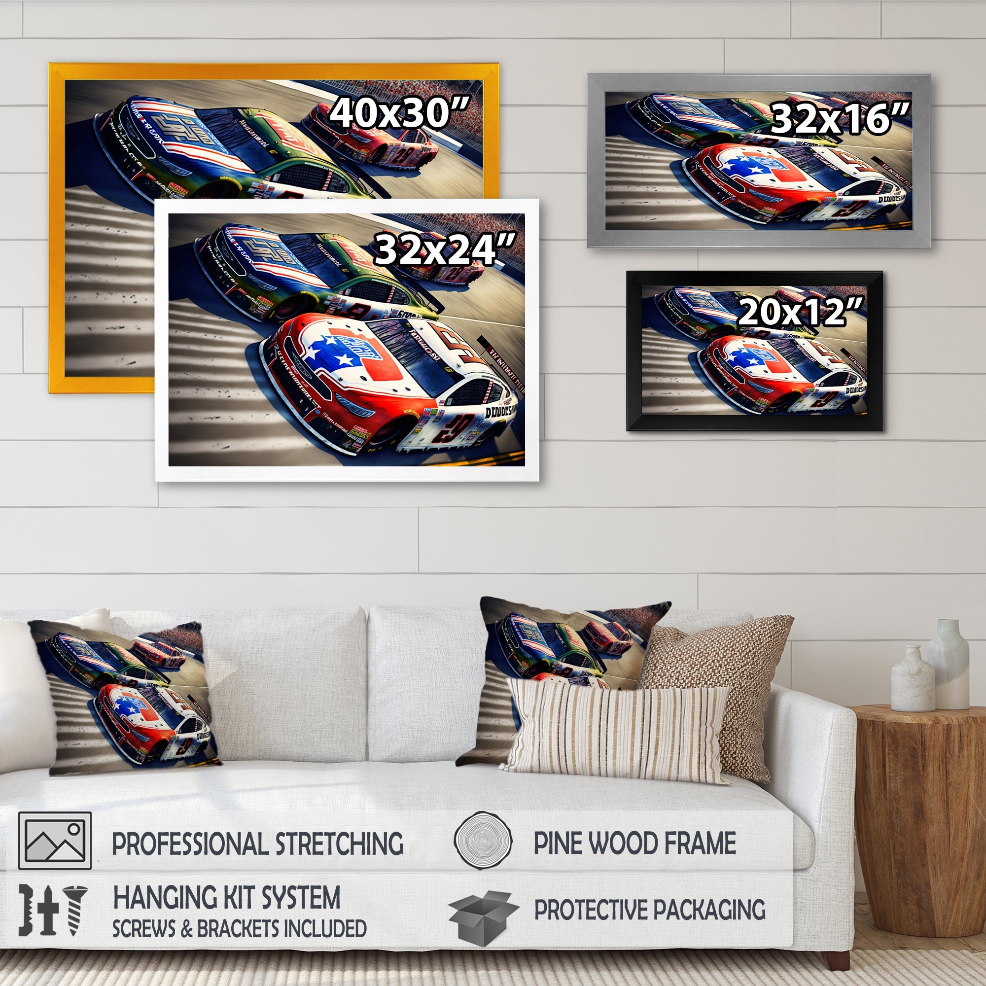 American Race Car Finishing Line