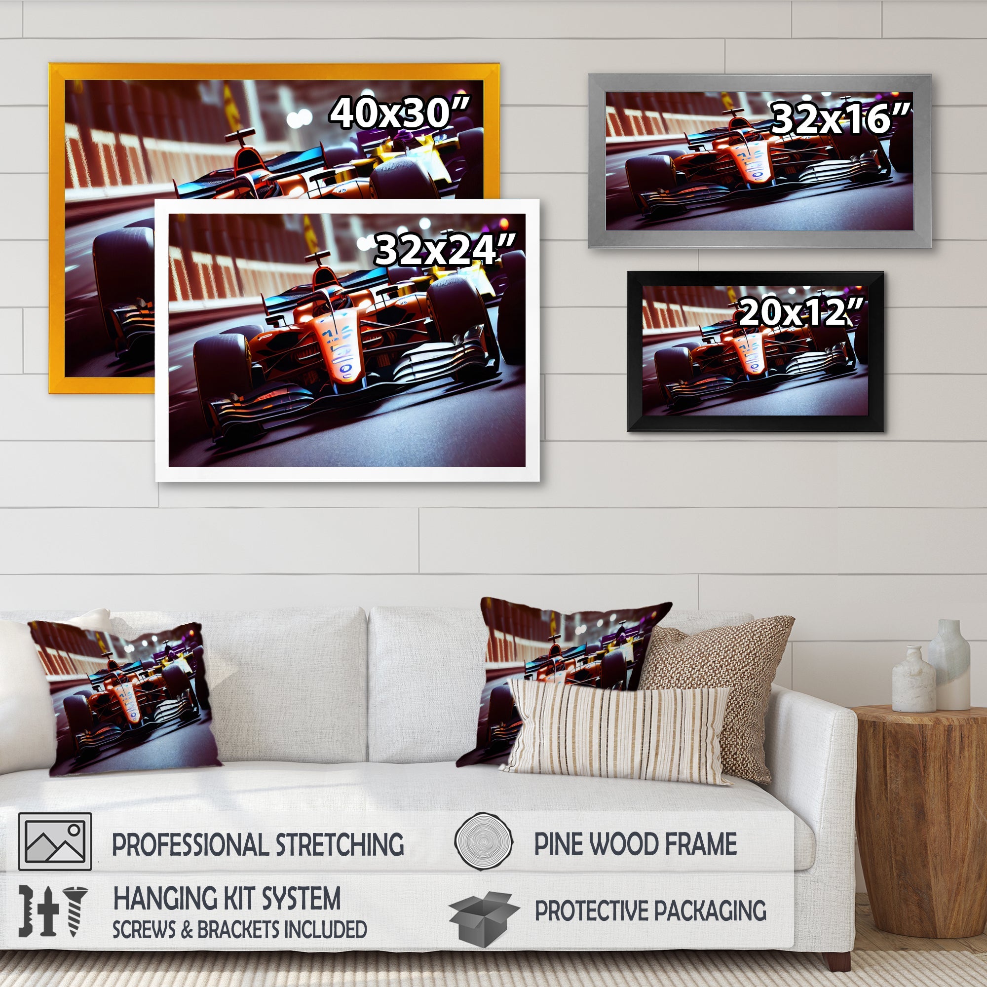 Racing car in Monaco GP II