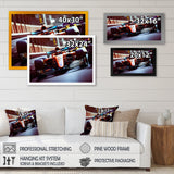 Racing car in Monaco GP II