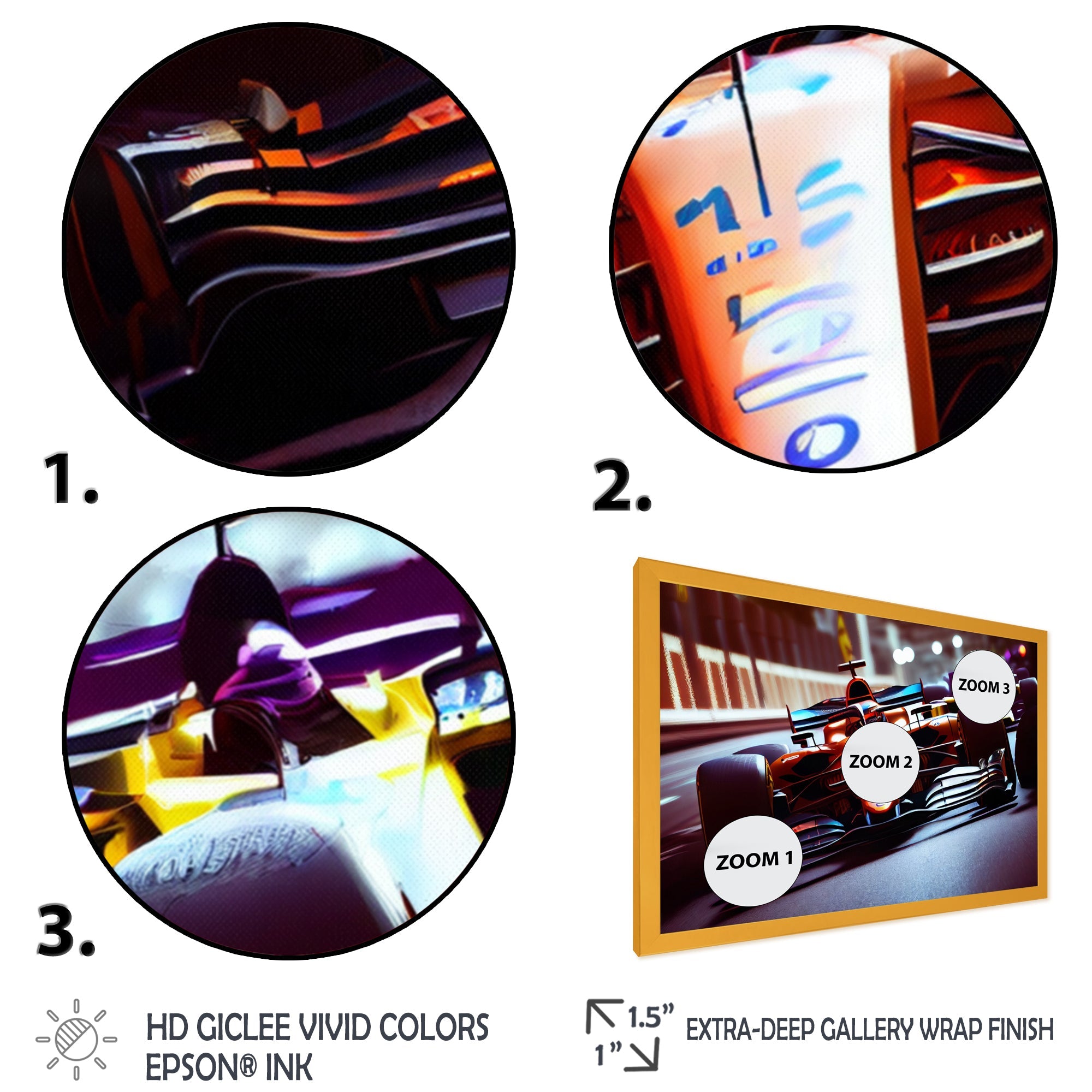 Racing car in Monaco GP II