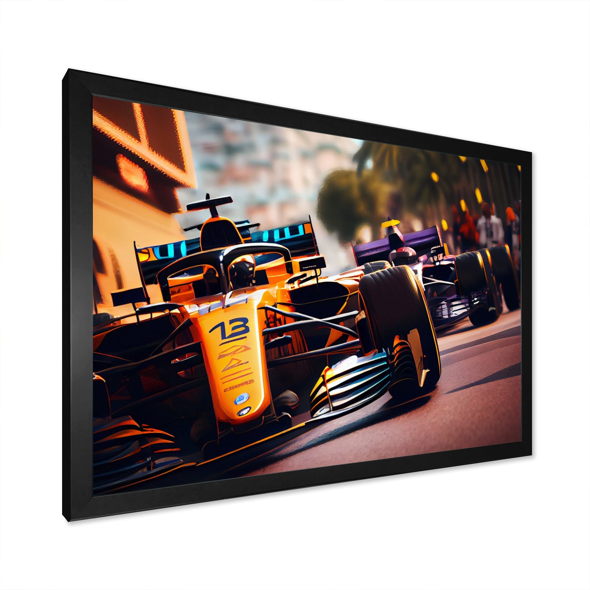 Racing car in Monaco GP XII