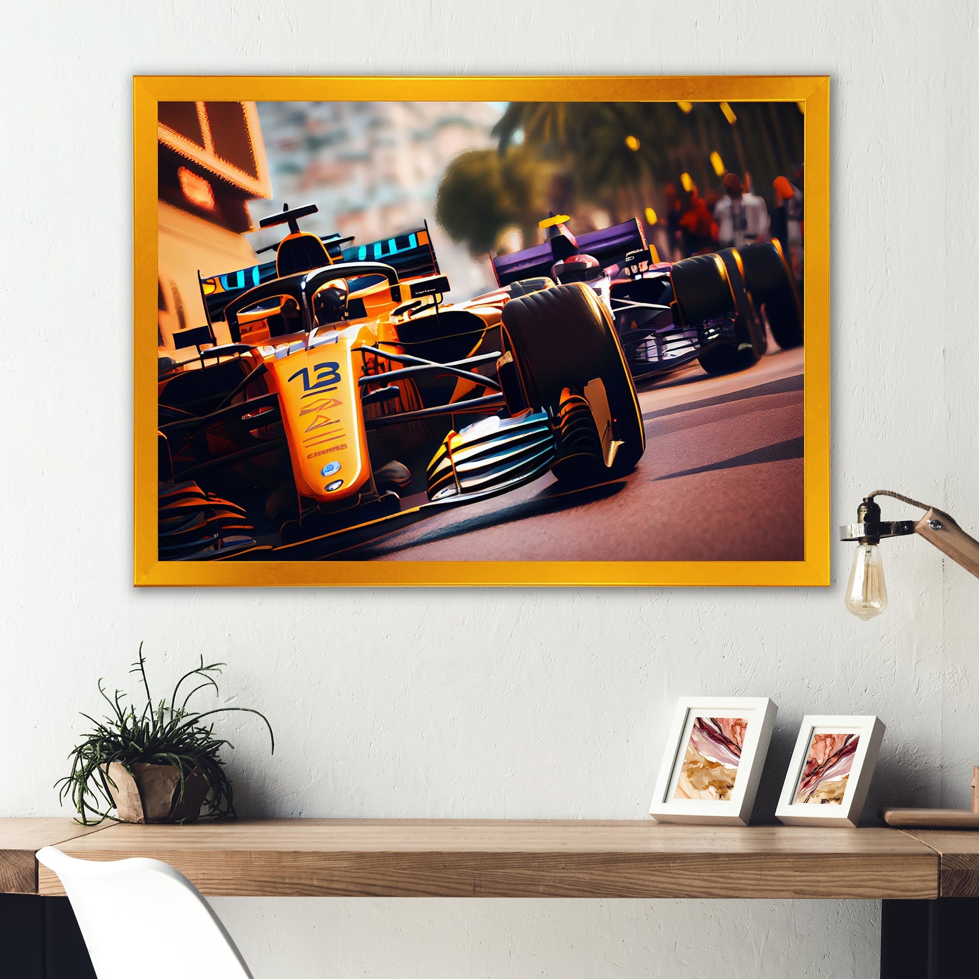 Racing car in Monaco GP XII