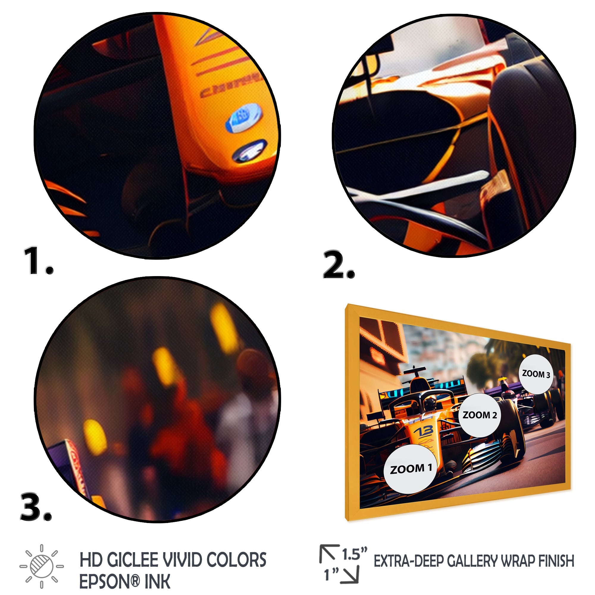 Racing car in Monaco GP XII