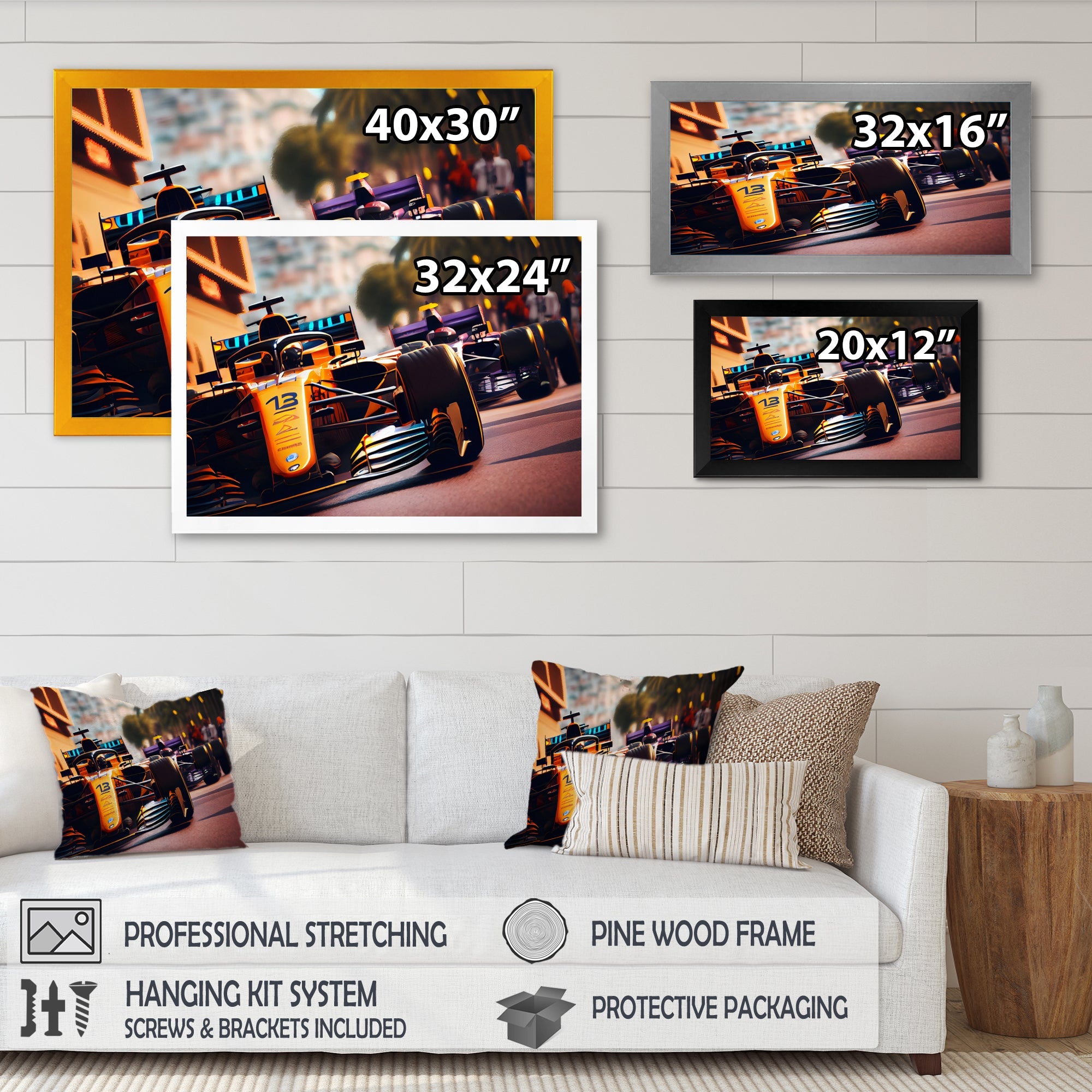 Racing car in Monaco GP XII