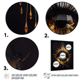 Black And Gold Liquid Eye I