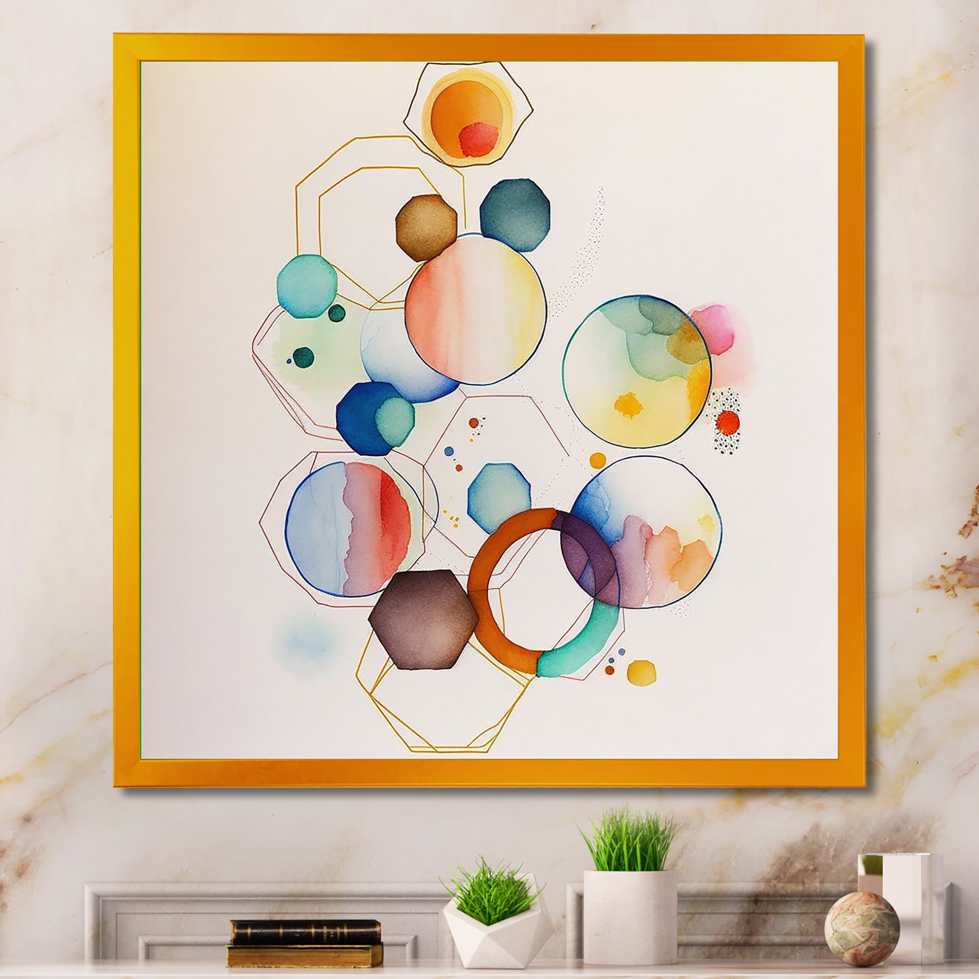 Multi-Color Circular Abstract II