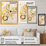 Yellow Multi Shape Abstract VII