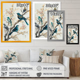 Multicolor Birds On Plum Blossoms Tree IX