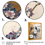 Multicolor Birds On Plum Blossoms Tree II