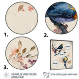 Multicolor Birds On Plum Blossoms Tree XV