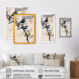 Multicolor Birds On Plum Blossoms Tree XV