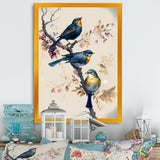 Multicolor Birds On Plum Blossoms Tree XV