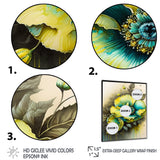 Vibrant Yellow Floral Design