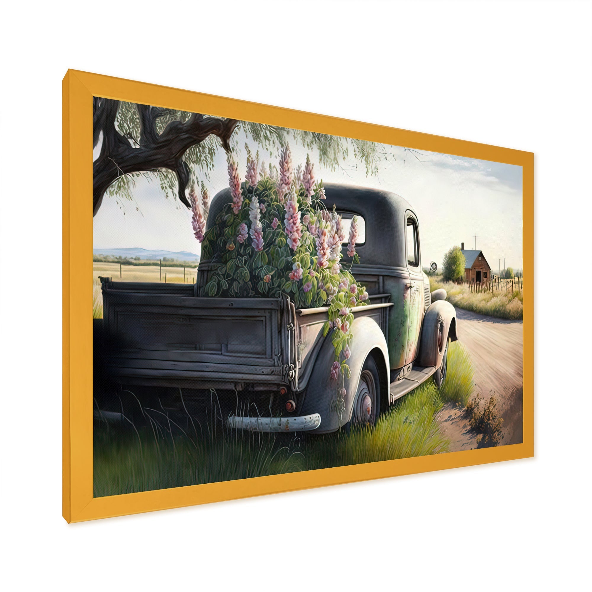 Barn Flower Delivery Truck VII