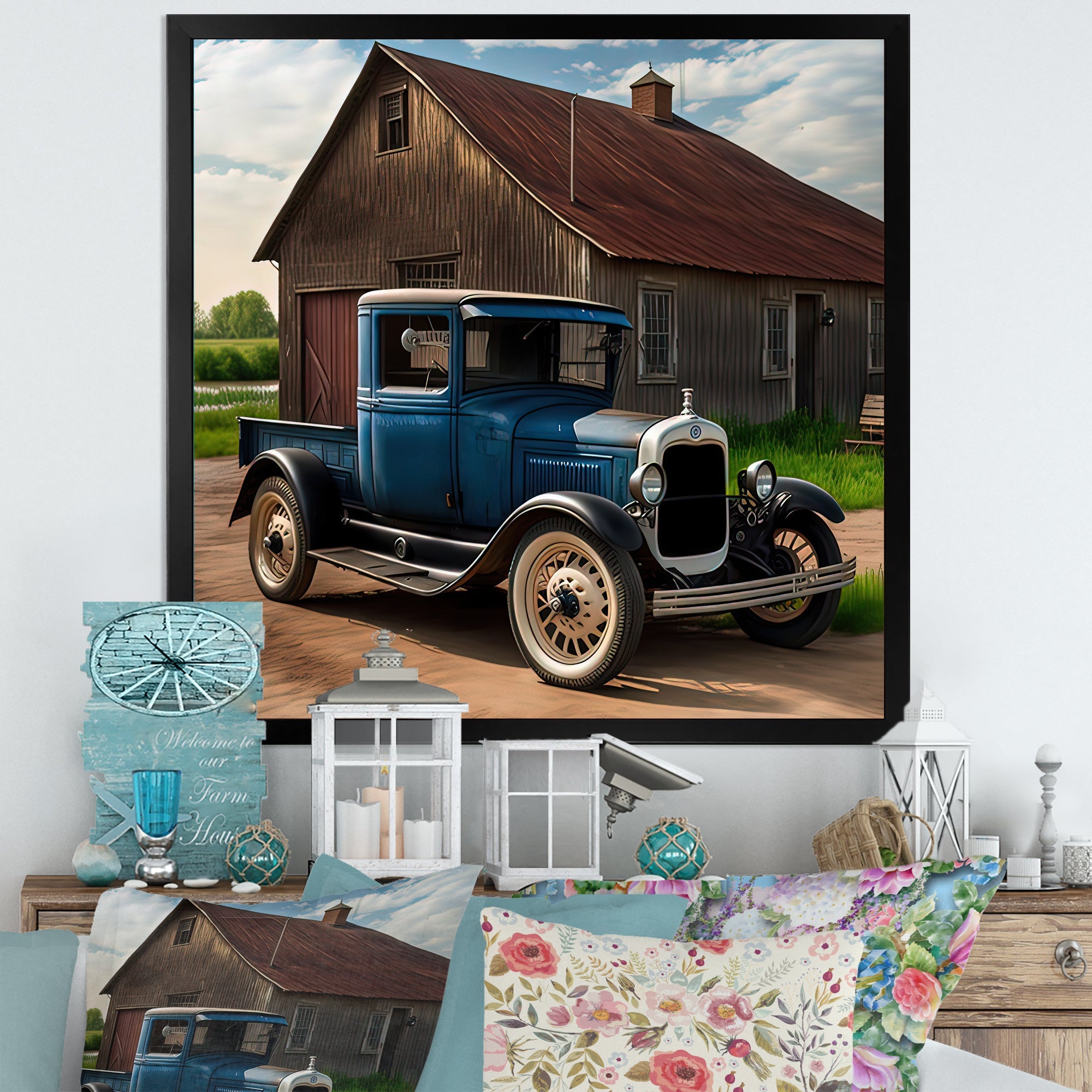 30S Ford Car In Barn II