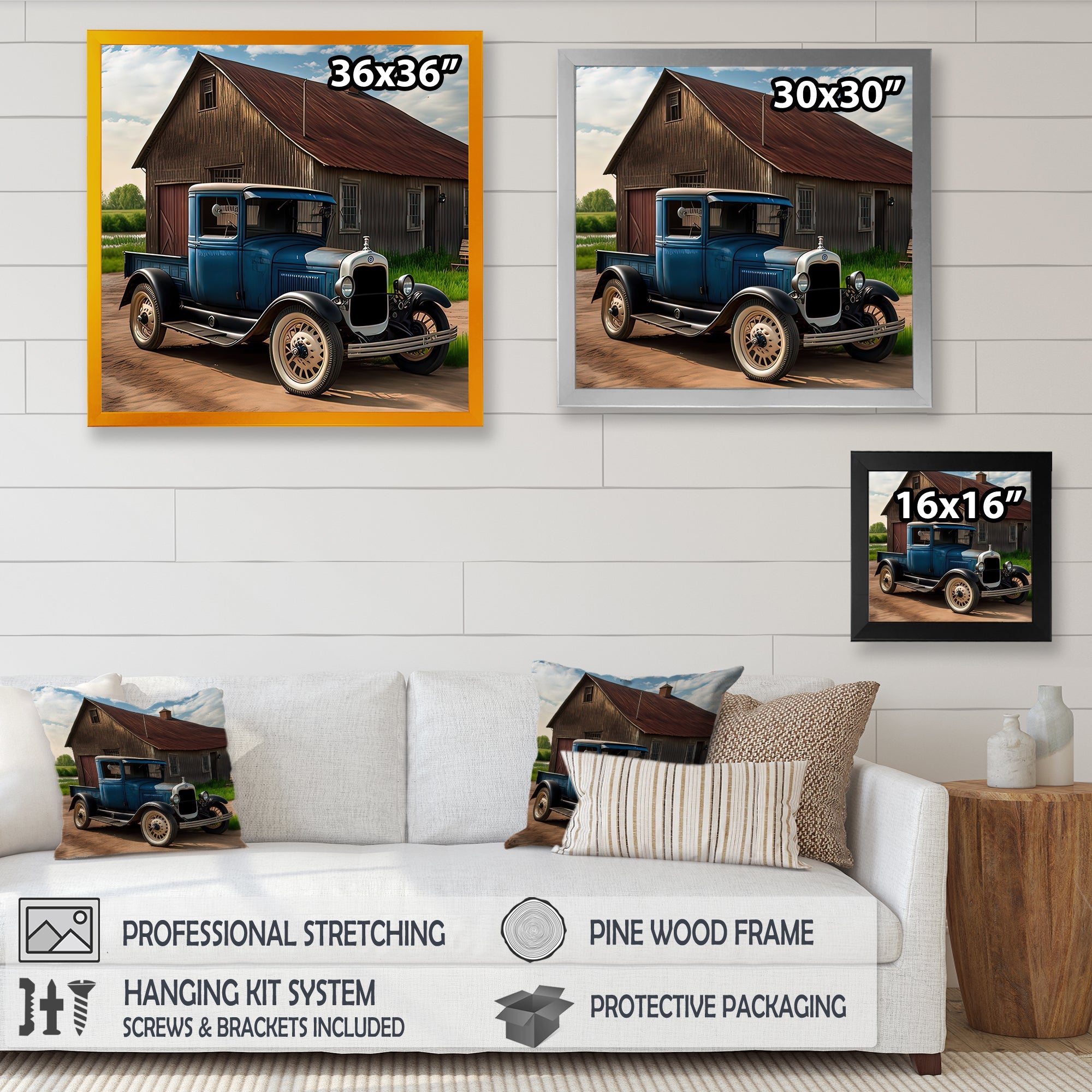 30S Ford Car In Barn II
