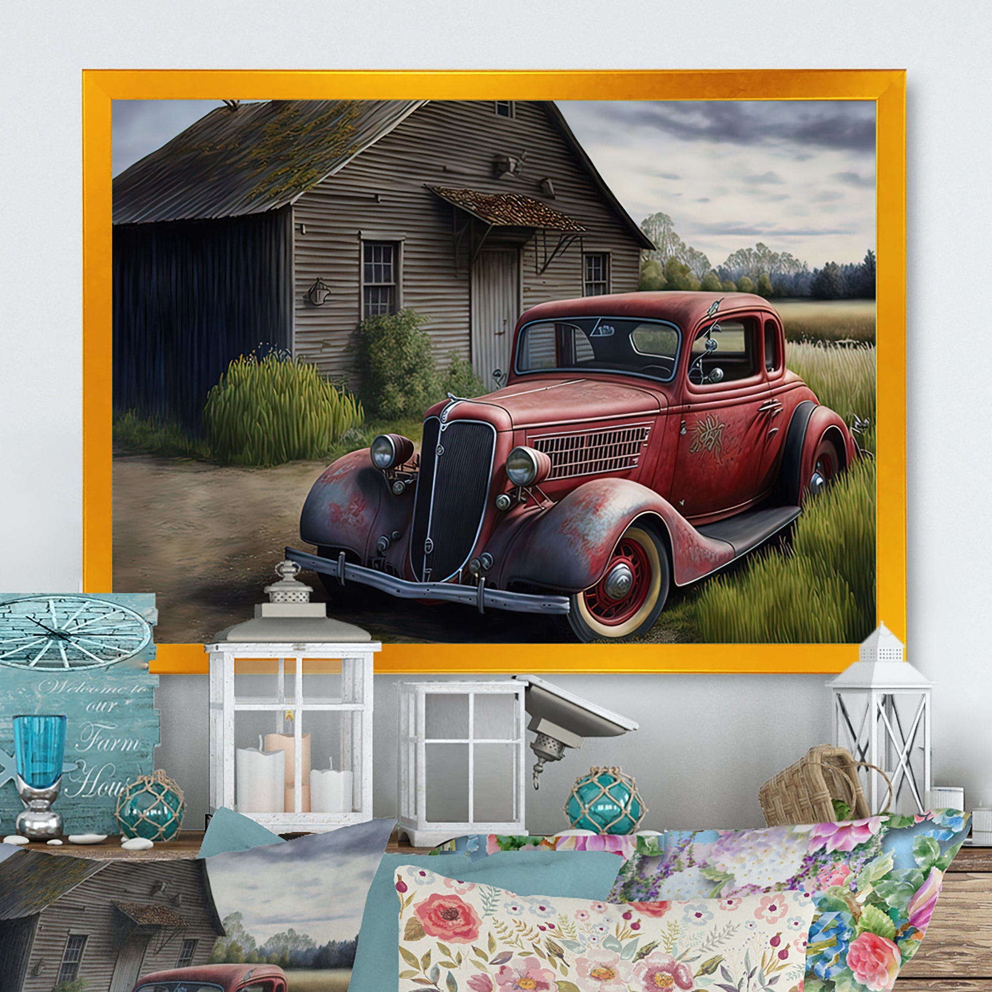 30S Ford Car In Barn VI