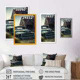 Old American Truck In Barn II