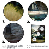 Old American Truck In Barn V