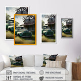 Old American Truck In Barn V