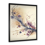 Pink And Plum Cherry Blossom Branch IV