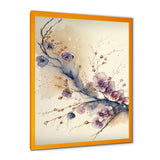Pink And Plum Cherry Blossom Branch IV