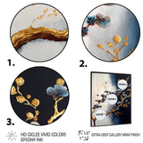 Blue Cherry Blossom Branch VI