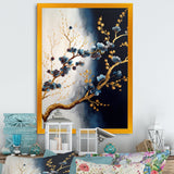 Blue Cherry Blossom Branch VI