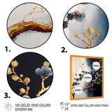 Blue Cherry Blossom Branch VI