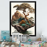 Bonsai Tree On A Rock II