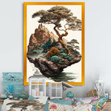 Bonsai Tree On A Rock II