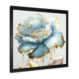 Chic Blue Blooming Flower III