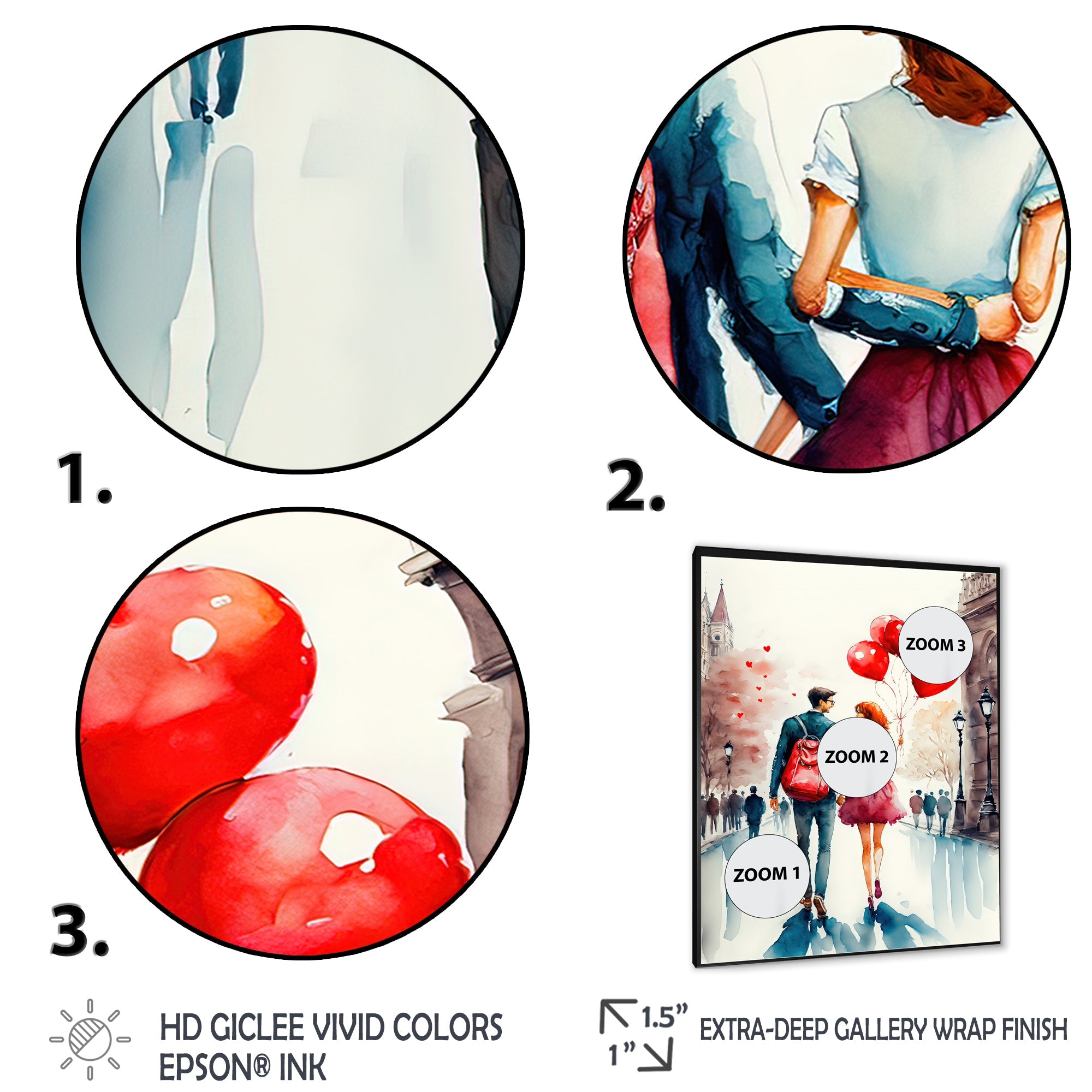 Loving Couple Walking Outdoors