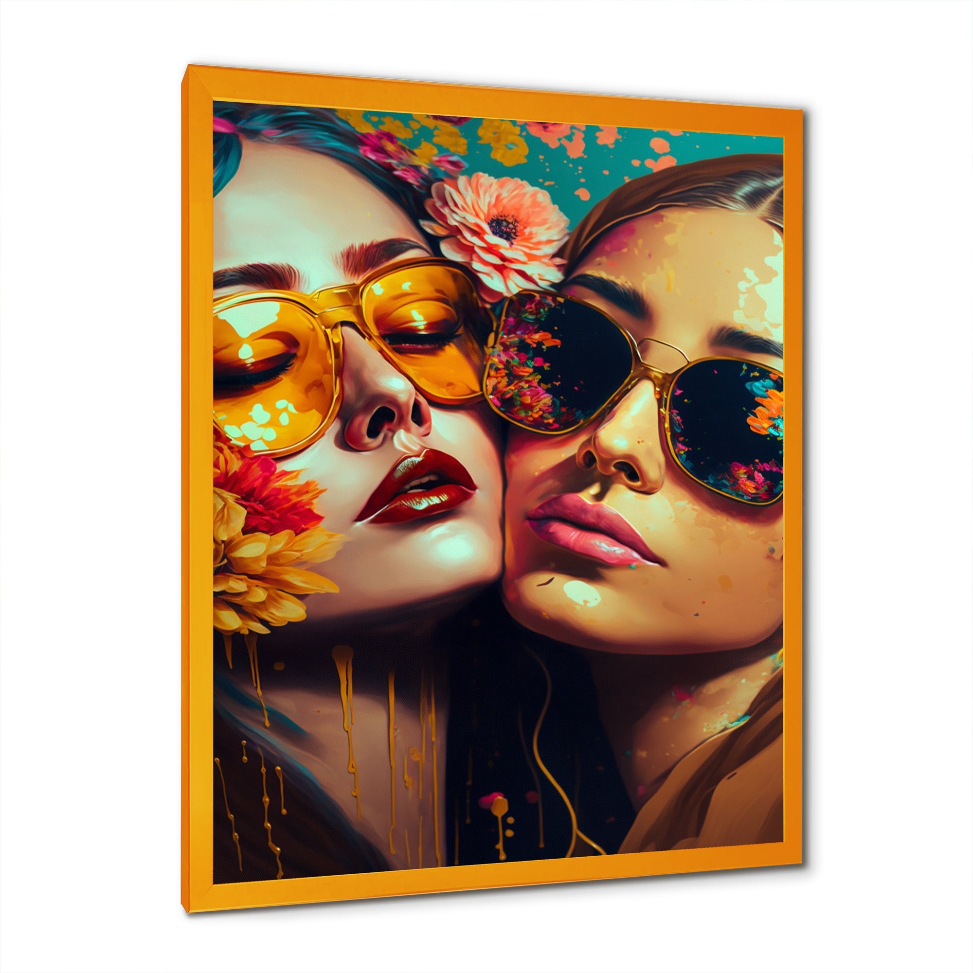 Stylish Women Kissing III