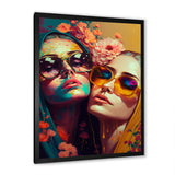 Stylish Women Kissing IV